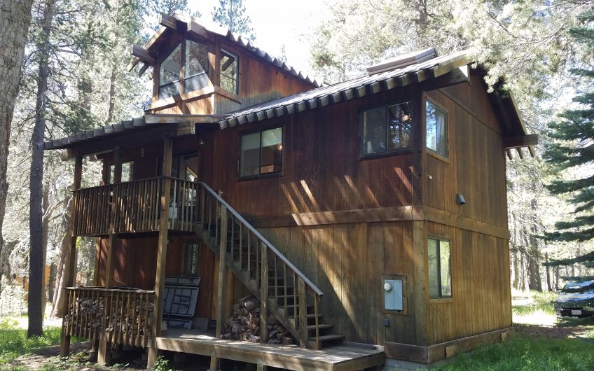 Convenient turnkey ‘treehouse’ 3 bedroom cabin